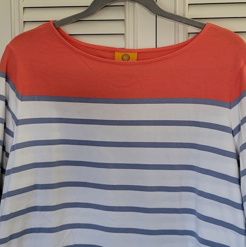Ruby Rd. stripe colorblock knit top - Picture 3 of 7